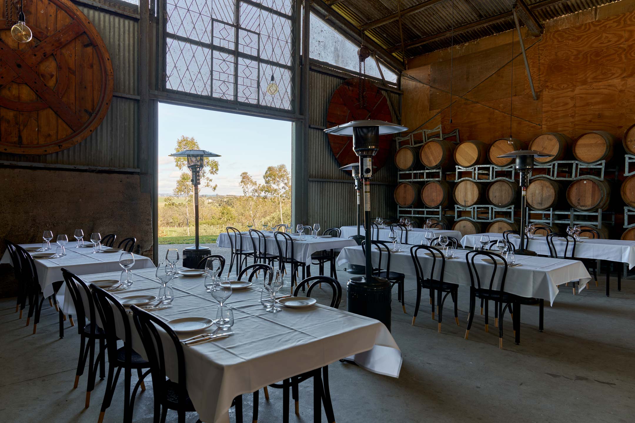 Zonzo Estate Spaces Barrel Room