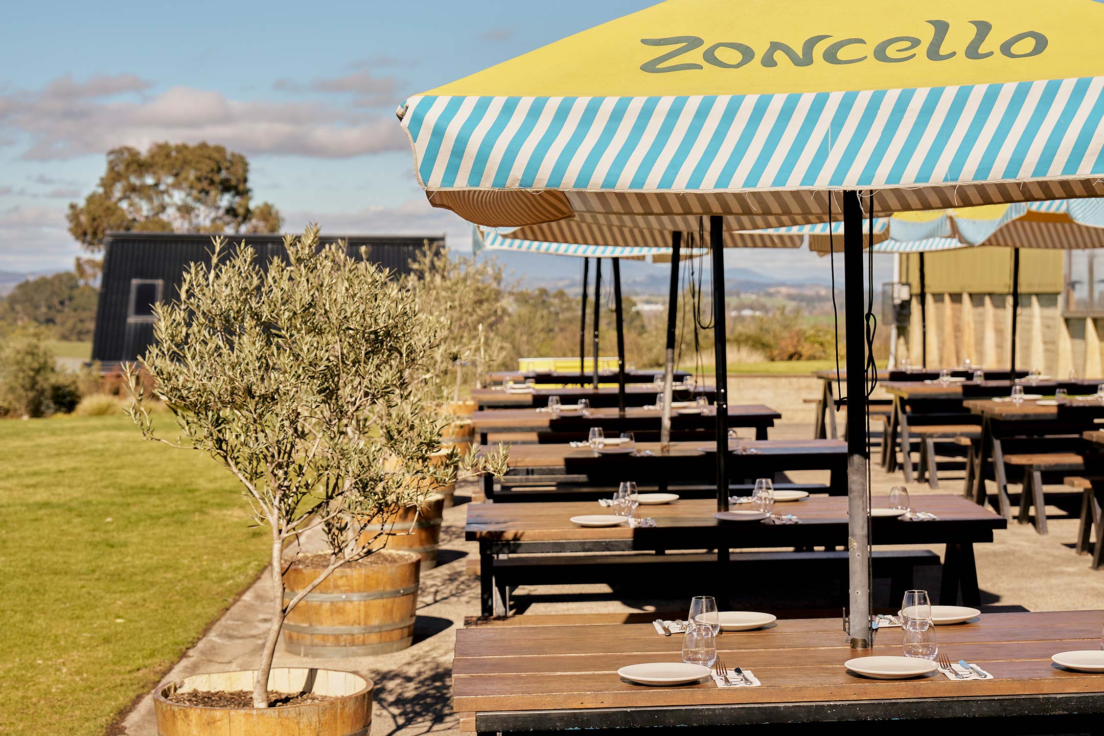 Zonzo Estate Spaces Outside