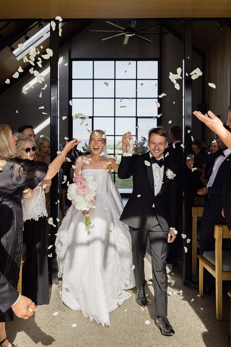 Zonzo Weddings Capella Aisle Couple