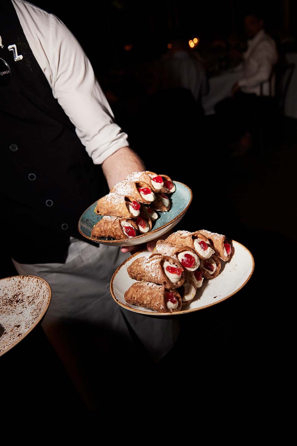 Zonzo Weddings Estate Package Reception Cannoli