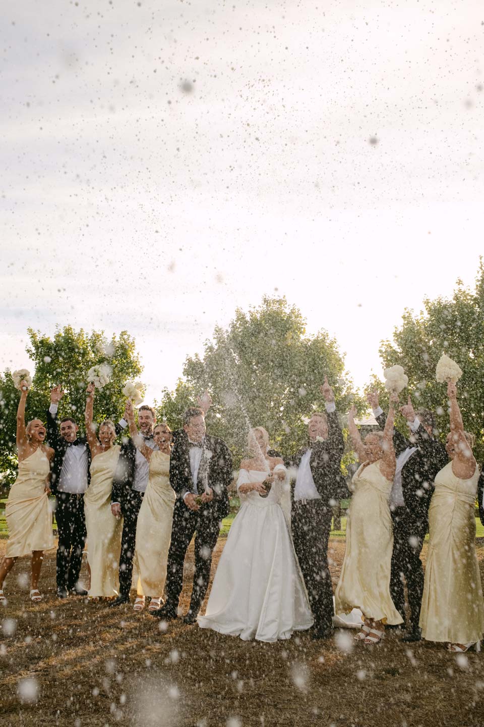 Zonzo Weddings Popping Cork